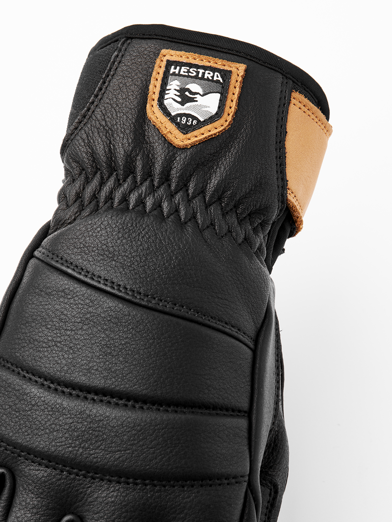 Hestra Womens Fall Line Leather Ski Gloves - Black-3